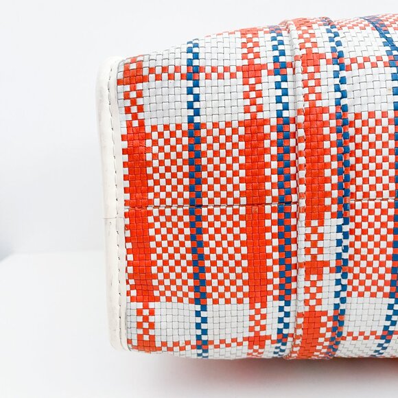 Louis Vuitton Braided Street Shopper PM Orange Blue White - Picture 6 of 16